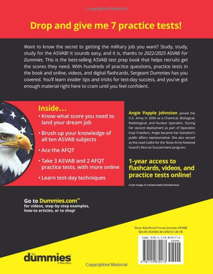 ASVAB for Dummies 2022/2023,Used