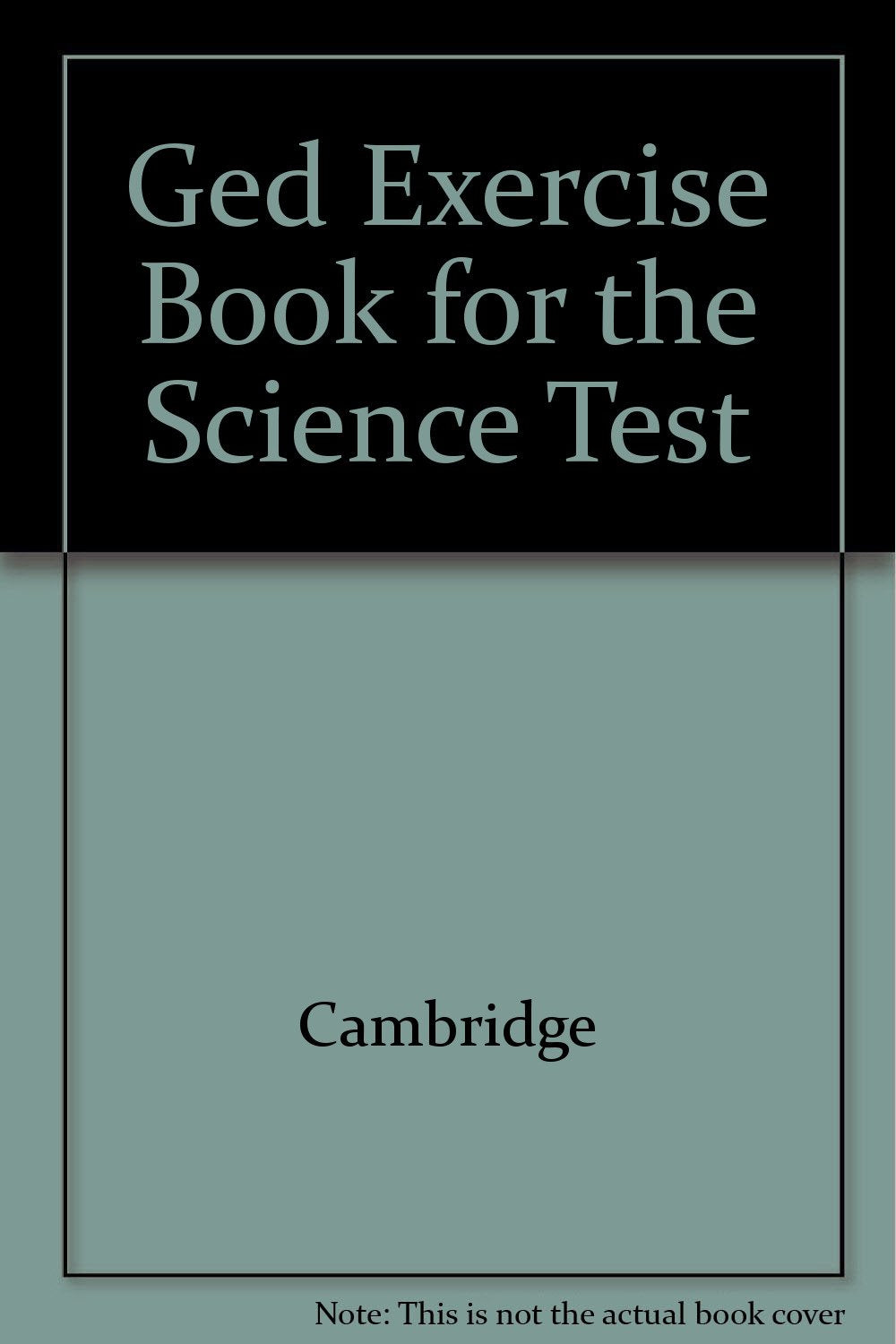 Ged Exercise Book for the Science Test,Used