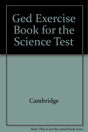 Ged Exercise Book for the Science Test,Used