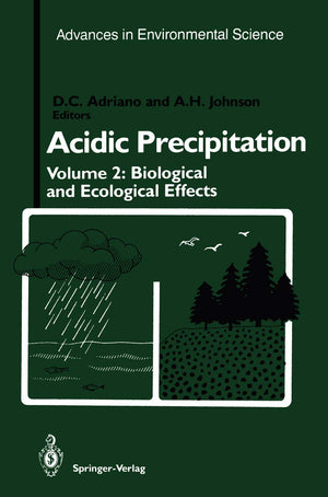 Acidic Precipitation: Biological and Ecological Effects (Advances in Environmental Science, 2),Used