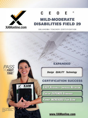 CEOE OSAT MildModerate Disabilities 029 Teacher Certification Test Prep Study Guide (XAM OSAT),Used
