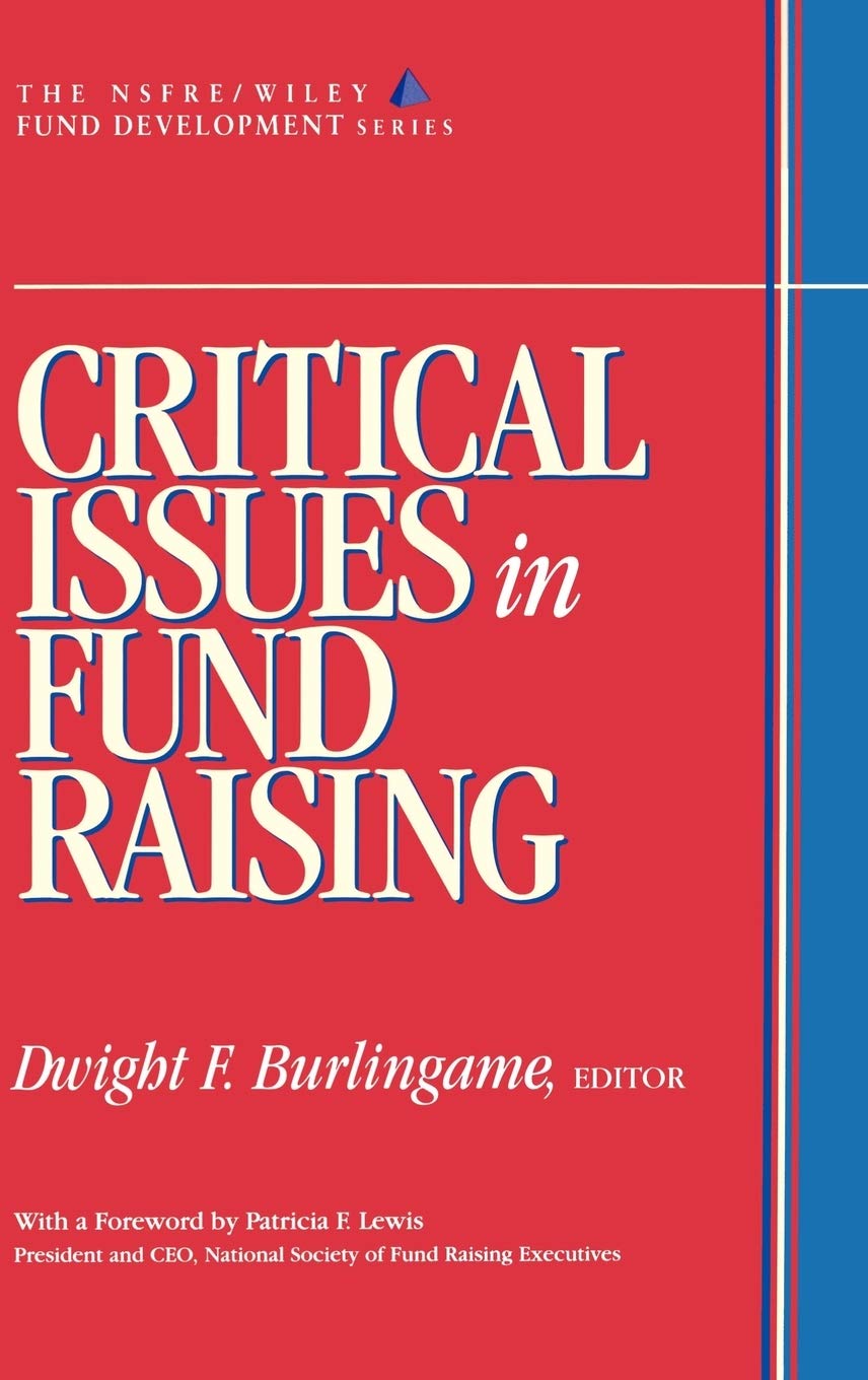 Critical Issues In Fund Raising,Used