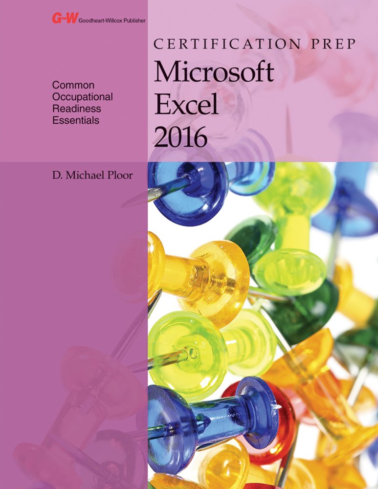 Certification Prep Microsoft Excel 2016,Used