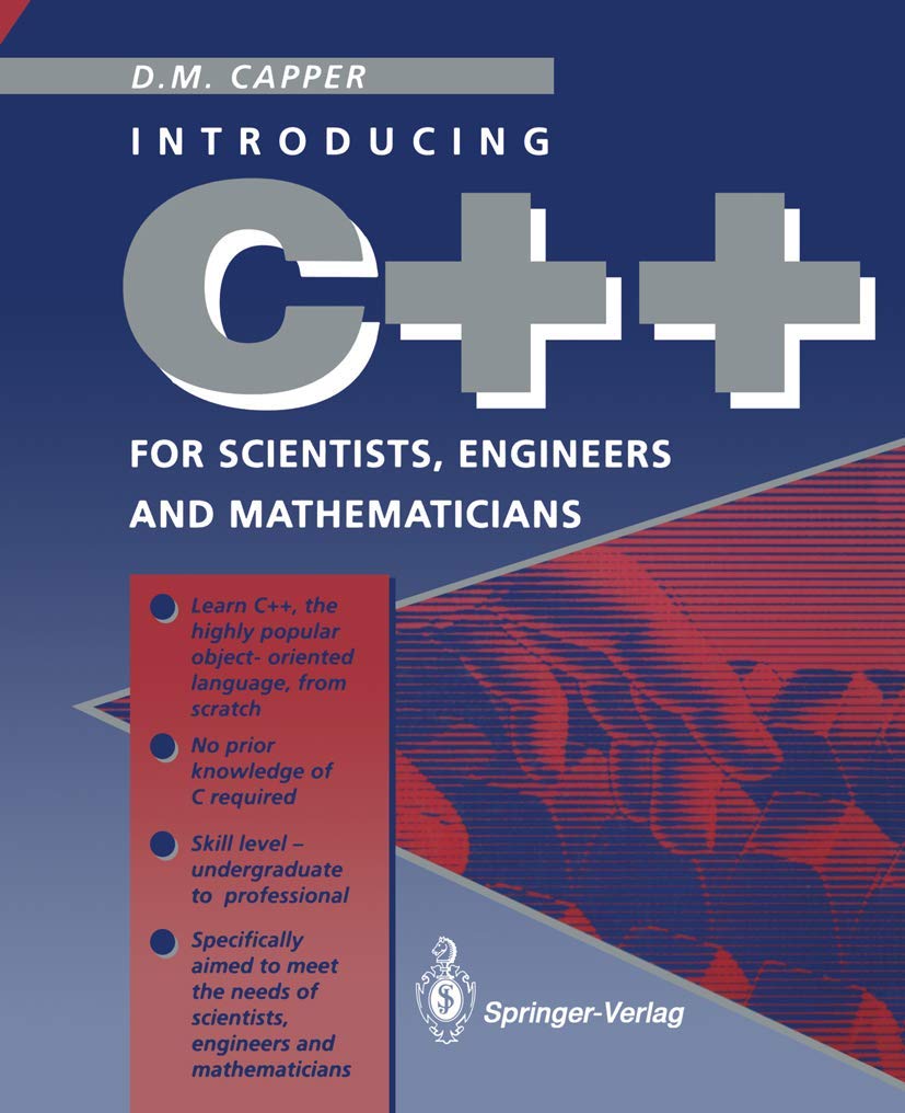 C++ for Scientists, Engineers and Mathematicians,Used