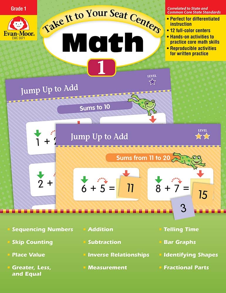 Take It to Your Seat Common Core Math Centers, Grade 1 (Take It to Your Seat Math Centers),Used