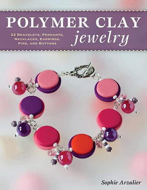 Polymer Clay Jewelry: 22 Bracelets, Pendants, Necklaces, Earrings, Pins, And Buttons,Used
