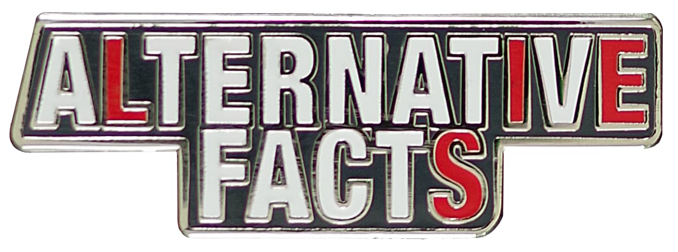 Alternative Facts  Hard Enamel Pin (Cloisonne Pin),Used
