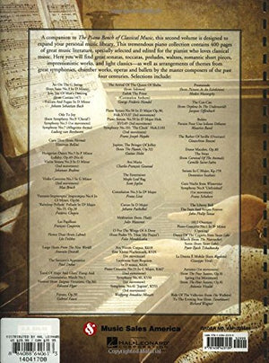 The Piano Bench of Classical Music  Volume 2,Used