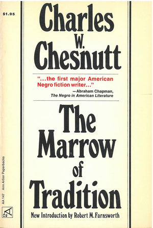 The Marrow of Tradition (Ann Arbor Paperbacks),Used