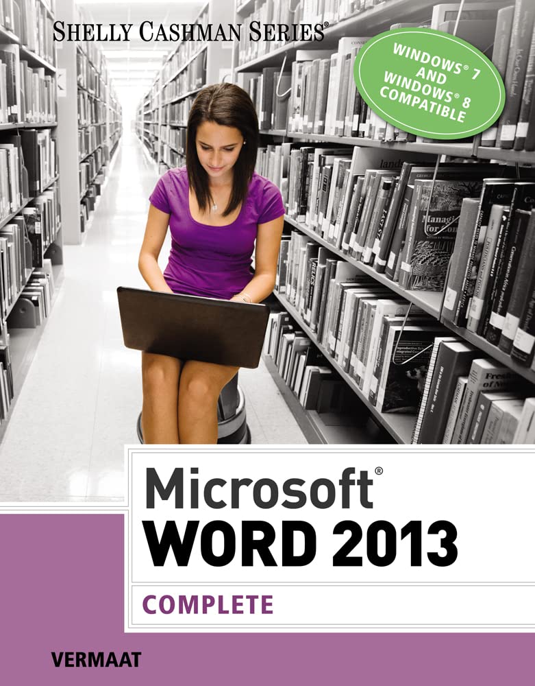 Microsoft Word 2013: Complete (Shelly Cashman Series),Used