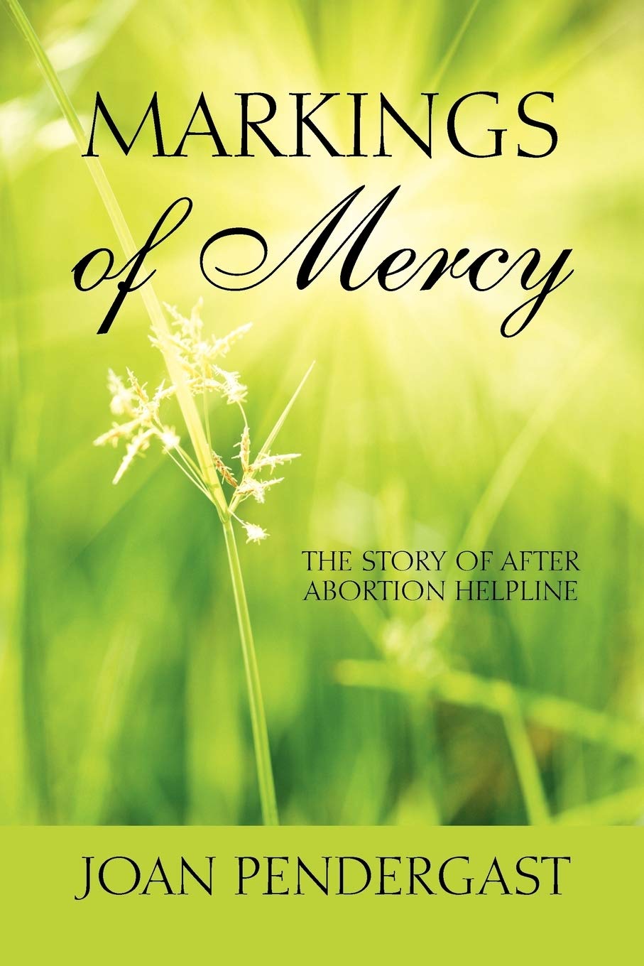 Markings Of Mercy: The Story Of After Abortion Helpline,Used