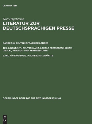 6970980619. MagdeburgZwnitz (Dortmunder Beitrge zur Zeitungsforschung, 35/7) (German Edition),Used