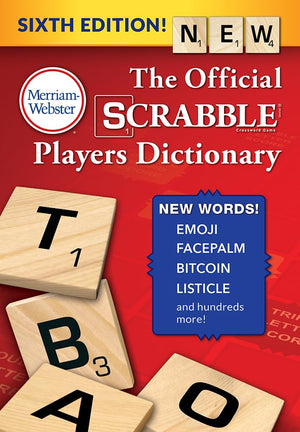 The Official SCRABBLE Players Dictionary, Sixth Ed. (Jacketed Hardcover),Used