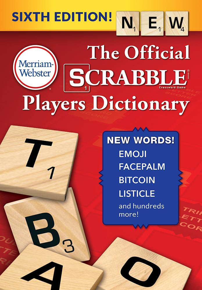 The Official SCRABBLE Players Dictionary, Sixth Ed. (Jacketed Hardcover),Used