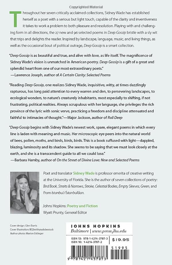 Deep Gossip: New and Selected Poems (Johns Hopkins: Poetry and Fiction),Used
