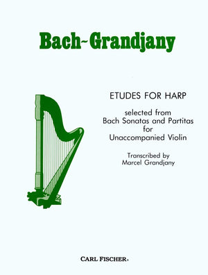 O4819  BachGrandjany  Etudes for Harp (HARPE),New