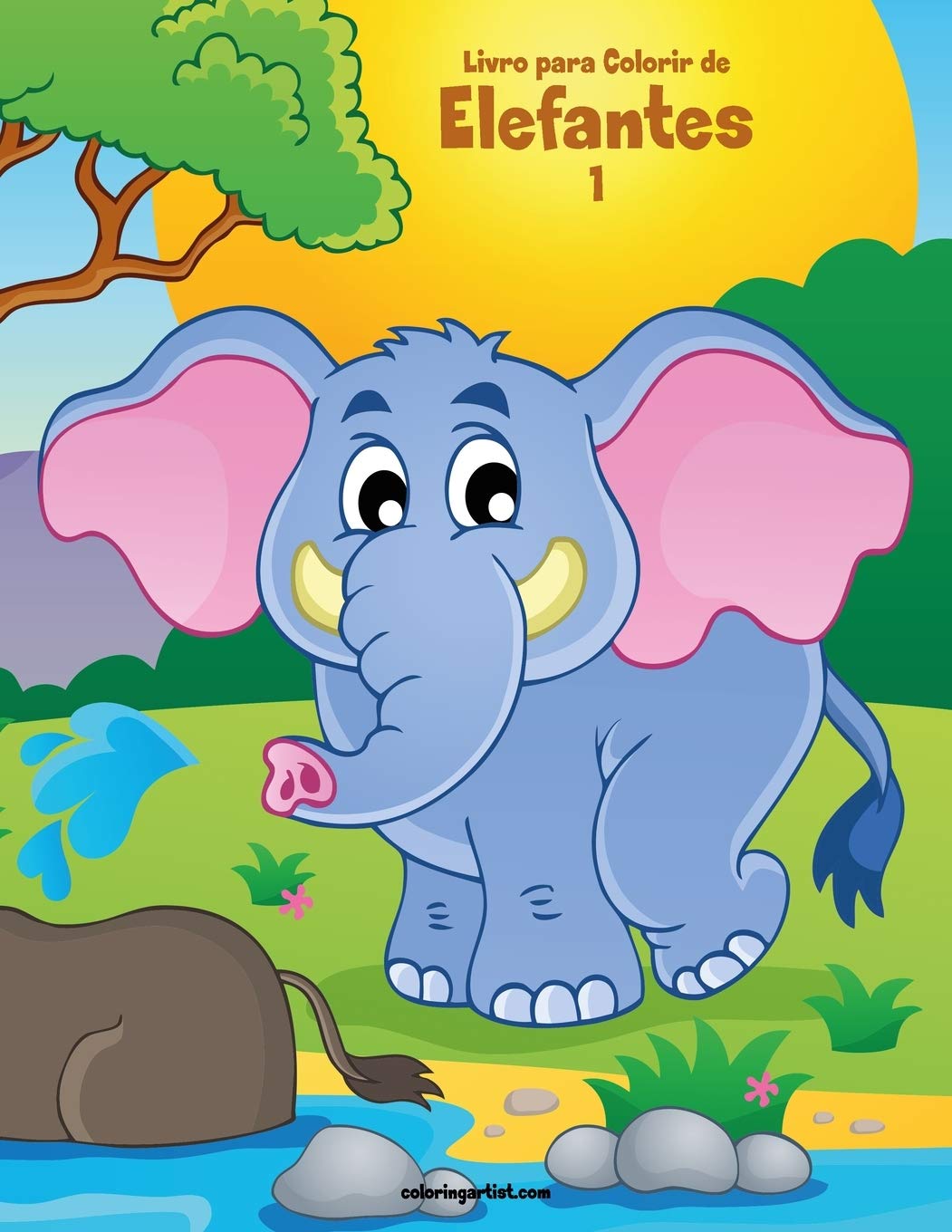 Livro para Colorir de Elefantes 1 (Portuguese Edition),Used
