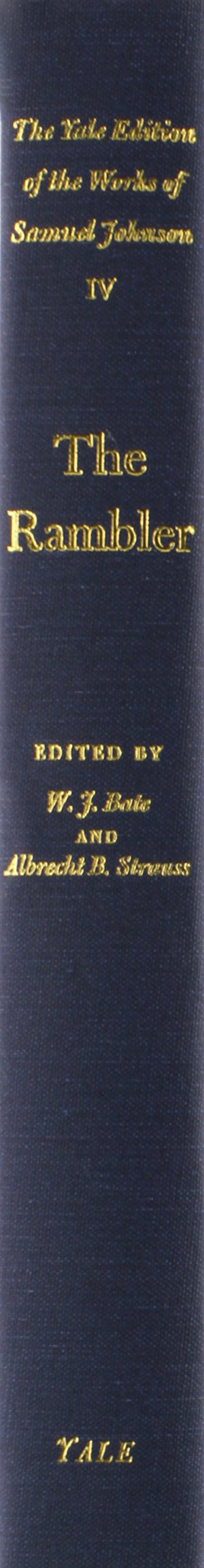 The Works of Samuel Johnson, Vols 35: The Rambler (The Yale Edition of the Works of Samuel Johnson),Used