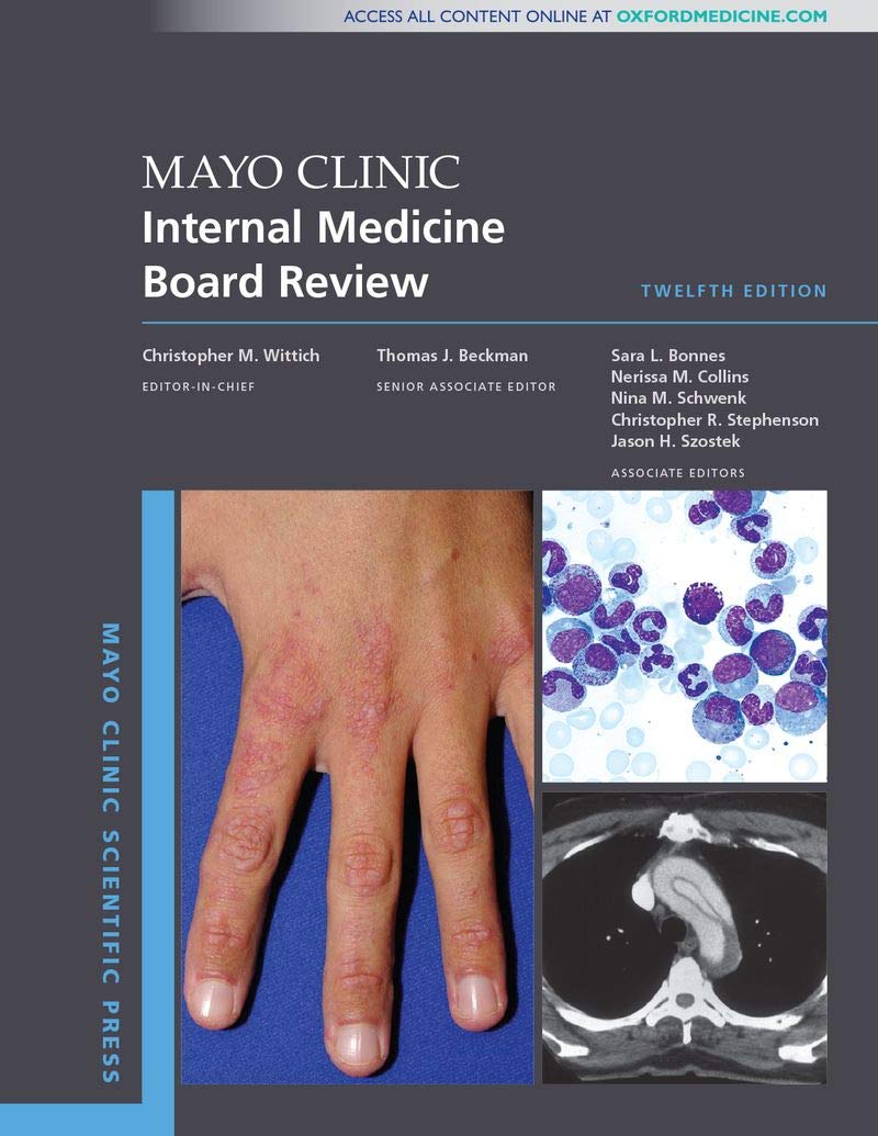 Mayo Clinic Internal Medicine Board Review (Mayo Clinic Scientific Press),Used
