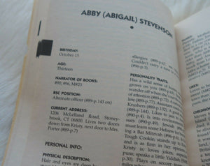 The Complete Guide To The Babysitters Club (Babysitters Club Portrait Collection),New