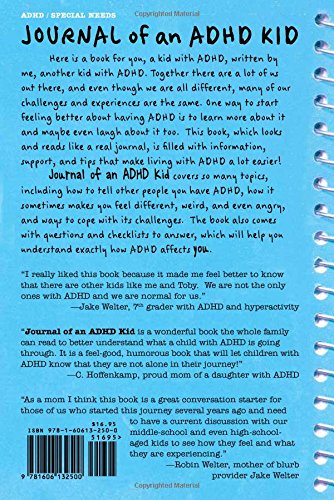 Journal Of An Adhd Kid: The Good, The Bad, And The Useful