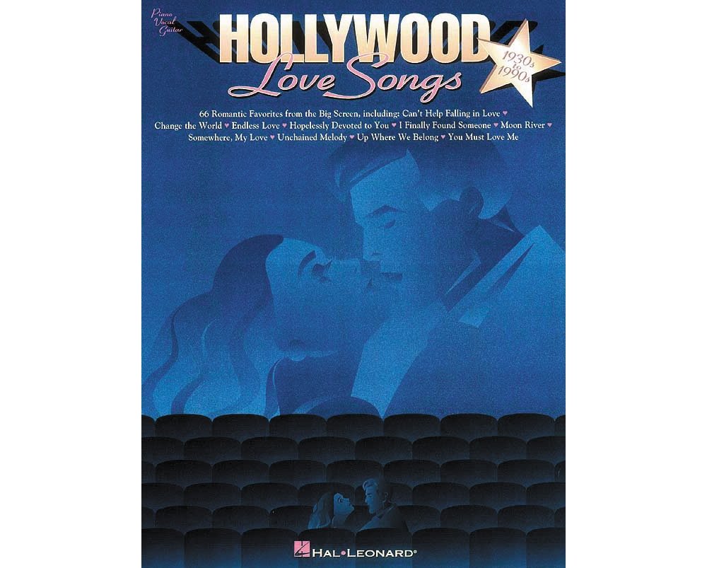 Hollywood Love Songs Piano, Vocal And Guitar Chords