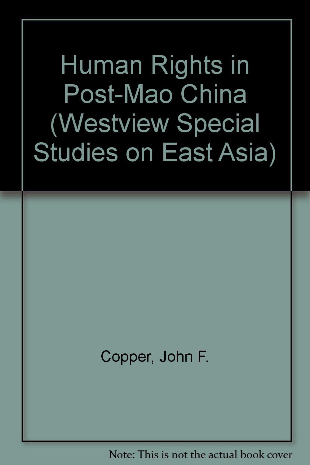 Human Rights In Postmao China (WESTVIEW SPECIAL STUDIES ON EAST ASIA),Used