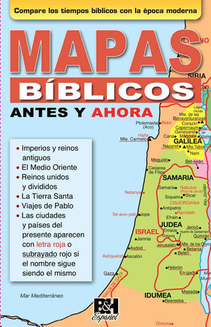 Mapas biblicos antes y ahora (Coleccion Temas de Fe) (Spanish Edition),Used