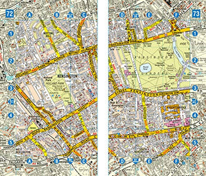 London Mini AZ Street Atlas (paperback),Used