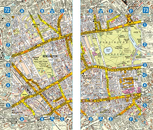 London Mini AZ Street Atlas (paperback),Used