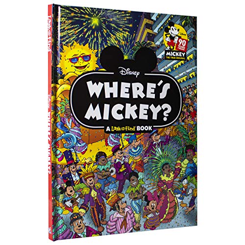 Disney  Where'S Mickey Mouse  A Look And Find Book Activity Book  Pi Kids,New