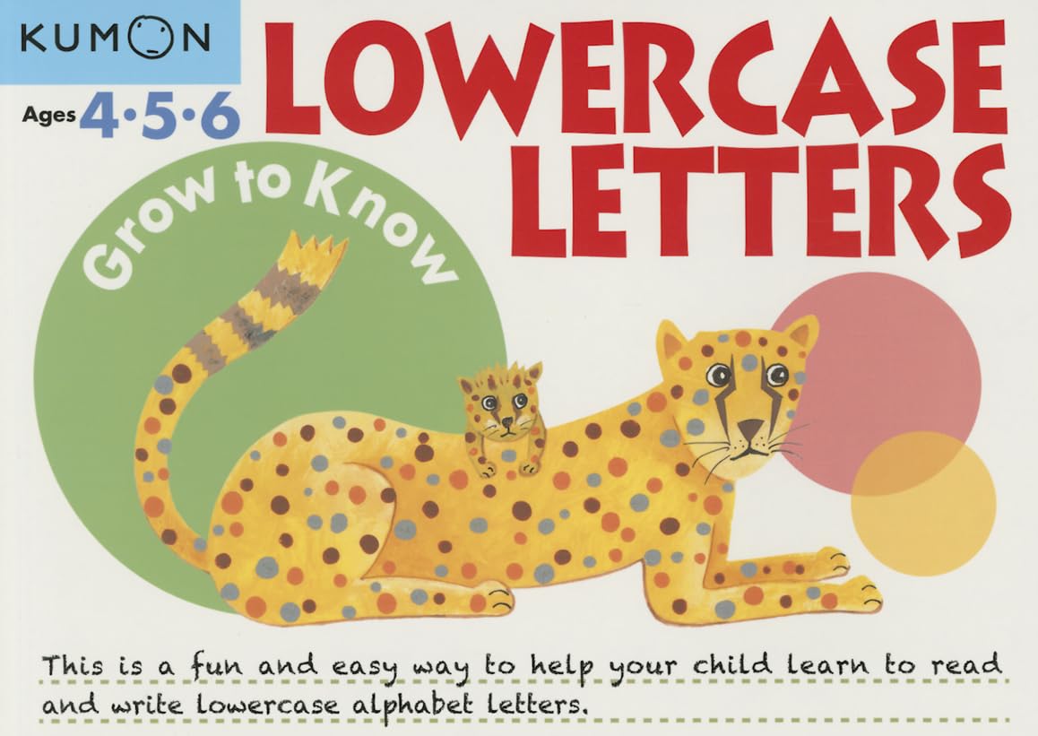 Kumon GrowToKnow: Lowercase Letters (Grow to Know Workbooks),Used