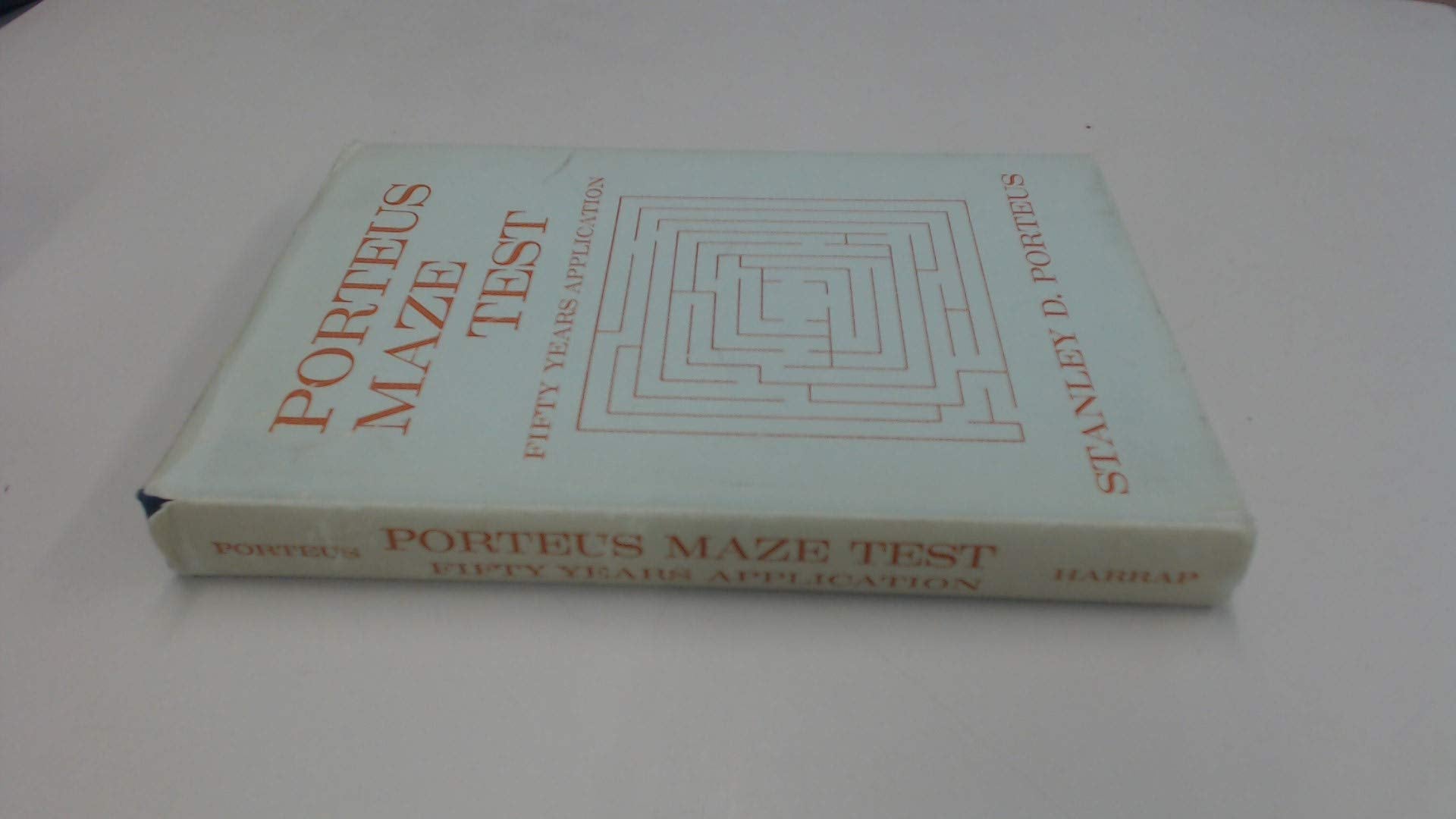 Porteus Maze Test: Fifty Years Application,Used