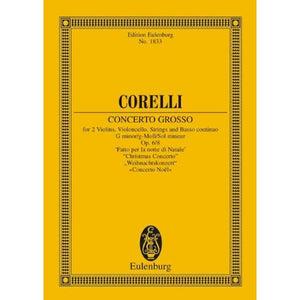 Concerto Grosso Op.6/8 Study Score,Used