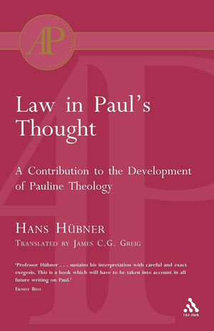 Law in Paul's Thought (Academic Paperback),Used