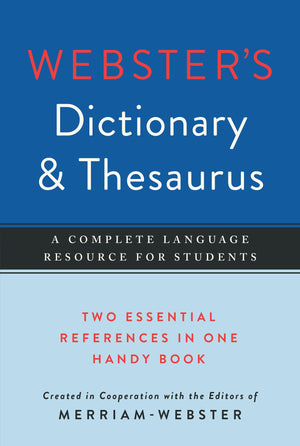 Webster's Dictionary & Thesaurus, Newest Edition,Used