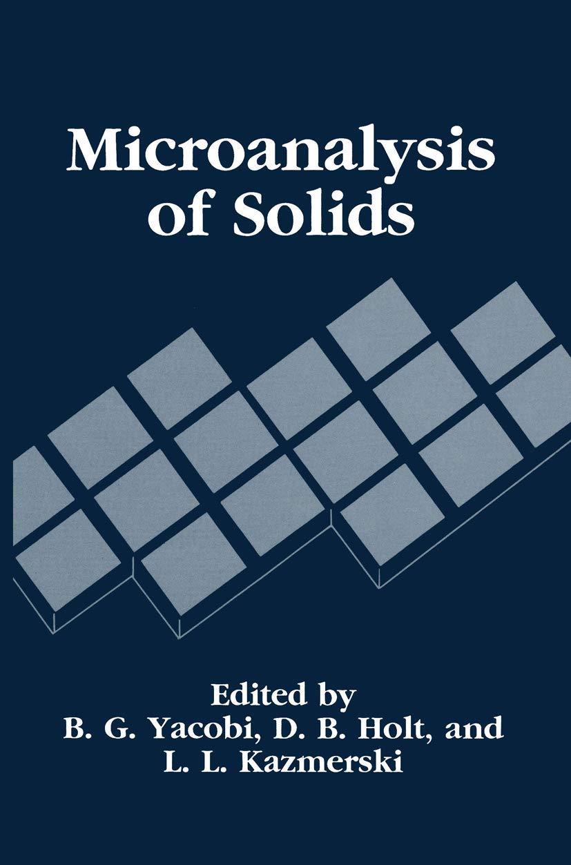 Microanalysis of Solids,Used