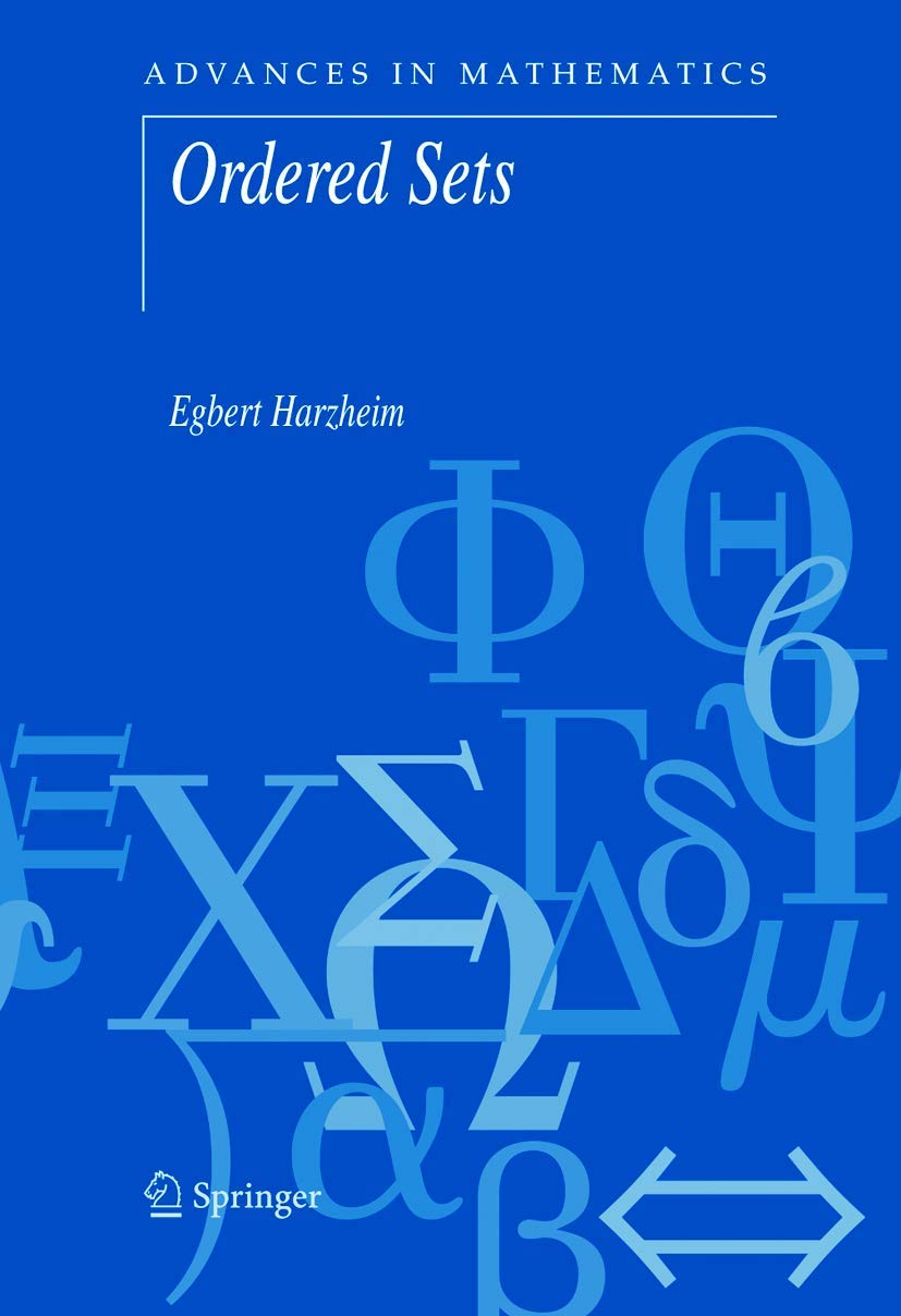 Ordered Sets (Advances in Mathematics, 7),Used