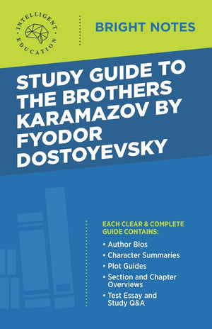 Study Guide to The Brothers Karamazov by Fyodor Dostoyevsky (Bright Notes),Used