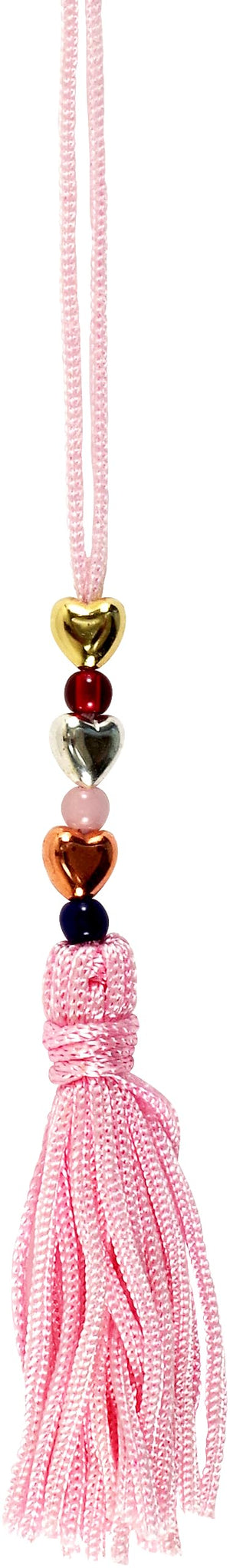 Tree of Hearts Beaded Bookmark, Cardstock,Used