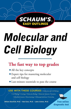 Schaum's Easy Outline Molecular and Cell Biology, Revised Edition (Schaum's Easy Outlines, 0),Used