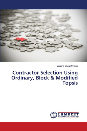 Contractor Selection Using Ordinary, Block & Modified Topsis,Used
