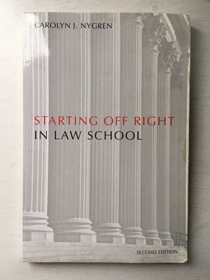 Starting Off Right in Law School (Starting Off Right Series),Used