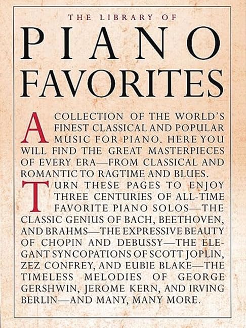 The Library Of Piano Favorites,New
