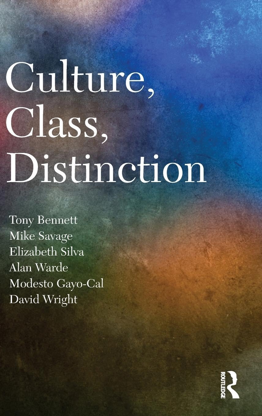 Culture, Class, Distinction (Cresc)