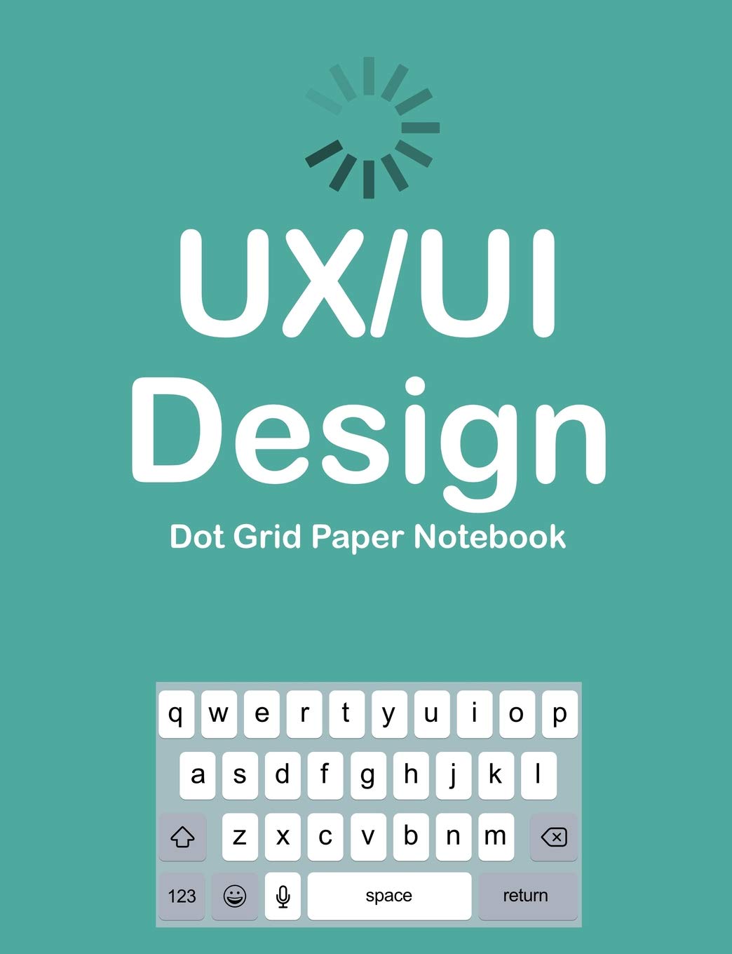 UX/UI Design Dot Grid Paper Notebook,Used