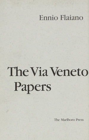 Via Veneto Papers,Used