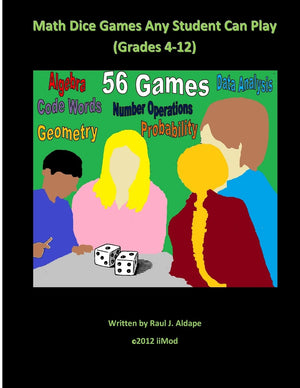 Math Dice Games Any Student Can Play (Grades 412),Used