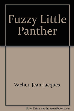Fuzzy Little Panther,Used