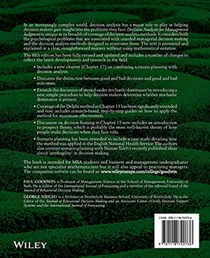 Decision Analysis for Management Judgment, Fifth Edition,Used